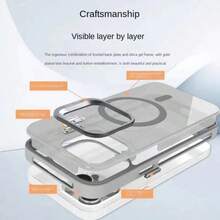 Mida Style Kit estuche compatible con iPhone: acabado mate con soporte, lentes para cámara, tecnología magnética y uso rudo; protección extra contra caídas, facilidad de uso, ideal para usuarios exigentes y aventureros. - Negro - Ver 6