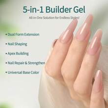 30g Builder Gel Milky Smooth UV Nail Gel For Extension Long Lasting Hard Gel Nail Strengthen Nail Art Design For DIY