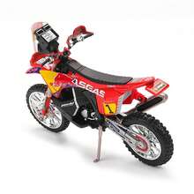 Bburago 1:18 GASGAS RX450F（2023 达喀尔拉力赛）#1 压铸摩托车模型，收藏级桌面摆件，生日圣诞礼物 - 1:18 GASGAS RX450F - 查看 5