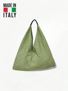Borsetta con ricamo a fiori piccoli, borsa a tracolla da donna, stile coreano pastorale francese con motivo floreale, adatta per vacanze, borsa in tela casual e spaziosa per studenti e pendolari, versatile e alla moda