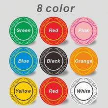 500 PCS 37mm Custom Thickened Plastic Coins Poker Chips Drink Token Decoration Award Coin Personalized Text Logo Poker Chips - Multicolor - View 5