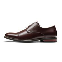 Men's Classic Business Style Modern Oxfords Father's Day Gifts - Cà phê nâu - Xem 9