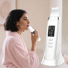 Electric Pore Cleaner, Blackhead Remover Tool For Facial And Nose, Ultrasonic Exfoliation Device, Portable USB Rechargeable Home Beauty Instrument