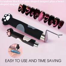 Cat Eye Nail Magnet Set Special Tool Paperclip Ultra Strong Nail Art Cat Eye 3D Heart Shaped Magnet For Creating Heart Shapes On Nails Nail Accessories Tools