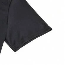 Nike Men's AS M NK DF UV MILER SS T-Shirt, Knit Crew Neck, TDV9316-010 - Black - View 8