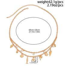 1 pièce Chaîne de taille avec pendentif étoile de mer et coquillage, chaîne de corps sexy, décoration de taille, style vacances d'été