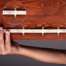 3Set (10pcs/Set) WATERPROOF LED STRIP LIGHT MOUNTING CLIPS CLAMPS 5050 5630 RGB 7020 - White - View 6