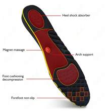 1Pair Height Increase Insoles Air Cushion Elevator Shoe Insole Lifts Kits Inserts For Men Women Taller Insoles 2-5cm Variable Height.The Size Of The Insole Should Be Cut By Itself