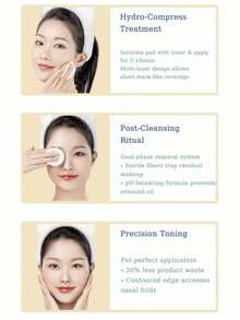 100/200pcs Round Cotton Pads, Double-Sided, Low Allergenicity, Suitable For Face And Eye Makeup Removal And Cleansing - Multicolor - View 7