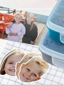 定制脸部贴纸，卡通肖像，个性礼物，趣味照片，创意标签，适用于日常办公，纪念友情和爱情，贺卡，礼物装饰，化妆舞会，生日派对和聚会