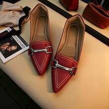 Sapatilha Feminina Pele Vermelho | Enfeite Reto Ônix – Estilo moderno estrutura reforçada resistência prolongada