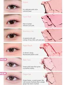 HOLIKA HOLIKA My Favorite Eyeshadow 75 BABY TARO, Lightweight Blendable, Fine Powder Texture, Long-Lasting Color, Pocket-Sized, Finger Application, Non-Cakey, Retouch Anytime, Travel Essential, De-Puffing, 5-Minute Quick Makeup, Korean Cosmetics, 1.8g/0.06oz - 75 BABY TARO - View 4