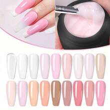 1.05 盎司指甲延长凝胶 - 无味造型凝胶，适用于 3D 美甲、水钻粘合和半永久性增强，适合初学者 DIY