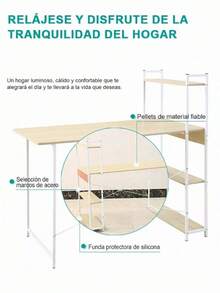 Oficina Minimalista Escritorio Mesa Para Computadora - Multicolor - Ver 4