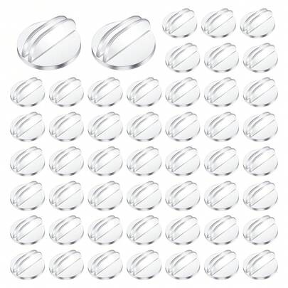 5/10/20/50/100Pcs Clear Place Card Stands, Miniature Bases Game Board Card Stands Paper Board Clips For Wedding Party Numbers Display Stands