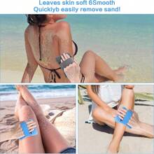 1 Stück Sandentferner für den Strand, weiche Handschuhe zum Abwischen von Sand, Sandentfernungsutensilien für Urlaubsreisen, Camping, Volleyballplätze, Sandkästen, für Erwachsene