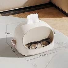 Boîte à mouchoirs multifonctionnelle, couleur unie moderne anti-poussière, jolie boîte à mouchoirs pour oreille pour le salon, la salle de bain, la cuisine, distributeur de serviettes en papier