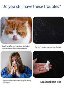 宠物美容手套 - 温和脱毛刷，适用于梳理狗和猫的毛发，高效脱毛手套 - 按摩刺激循环 - 易于使用和清洁，脱毛、洗澡和亲密接触