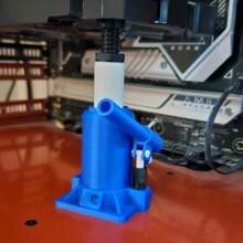 1pc 3D Printed Mini Jack Stand, Suitable For Desktop Decoration/Adjustable GPU Bracket, An Ideal Small Gift
