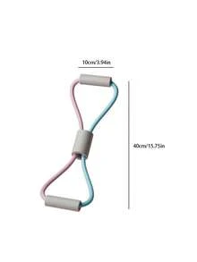 8 字形阻力带，用于背部锻炼、伸展和姿势矫正，瑜伽健身训练带，可增强背部、胸部、臀部和肩部力量 - 彩色 - 查看 10