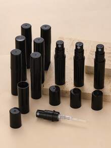 2ml塑料香水瓶带螺旋盖，内含10个喷雾瓶，便携式小容量塑料样品瓶