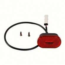 替换后部带夜间警示灯、刹车灯、尾灯，兼容小米 M365/Pro 电动滑板车，插入式设计，无需电源 - 彩色 - 查看 9