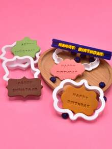 4pcs Peony Cutting Mold Simulation Baking Equipment Creative Plastic Biscuit Mold Material - White - View 11