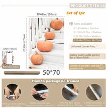 1/3 piezas, Cuadro colgante de lienzo, Decoración artística enmarcada, Listo para colgar, Artes de pared, Pósteres, Arte de pared con marco, Pósteres de Acción de Gracias, Impresión de cosecha de otoño, Conjunto de fotos de calabaza, Granja de otoño, Decoración de cocina, Arte de pared de calabaza, Arte impreso de otoño, Otoño, Halloween, Decoración de Halloween, Decoración de habitación, Decoración de dormitorio, Decoración de pared del hogar, Decoración de otoño