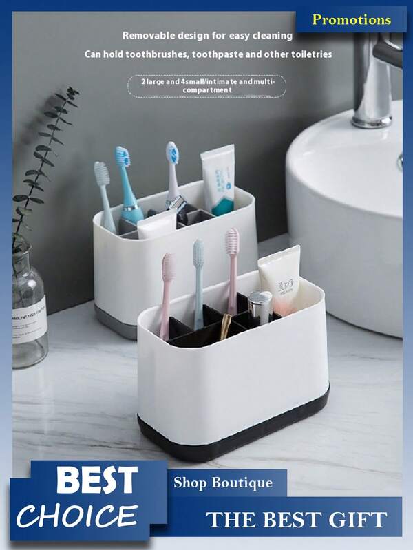 حامل فرشاة الأسنان وحامل معجون الأسنان لحمام الاستحمام، حامل متعدد الوظائف لفرشاة الأسنان، حامل فرشاة الأسنان للحمام، رف لفرشاة الأسنان الكهربائية ومعجون الأسنان والحلاقة، ديكور منزلي للحمام وديكور الخريف