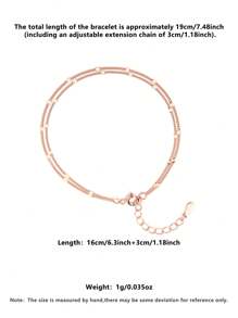 1 pièce Bracelets en argent sterling 925 à 2 couches, bracelets élégants en argent/or/or rose, convient pour le port quotidien et les vacances des femmes, design minimaliste et unique, hypoallergénique, idéal pour la Saint-Valentin, les cadeaux d'anniversaire, livré dans un coffret cadeau de luxe