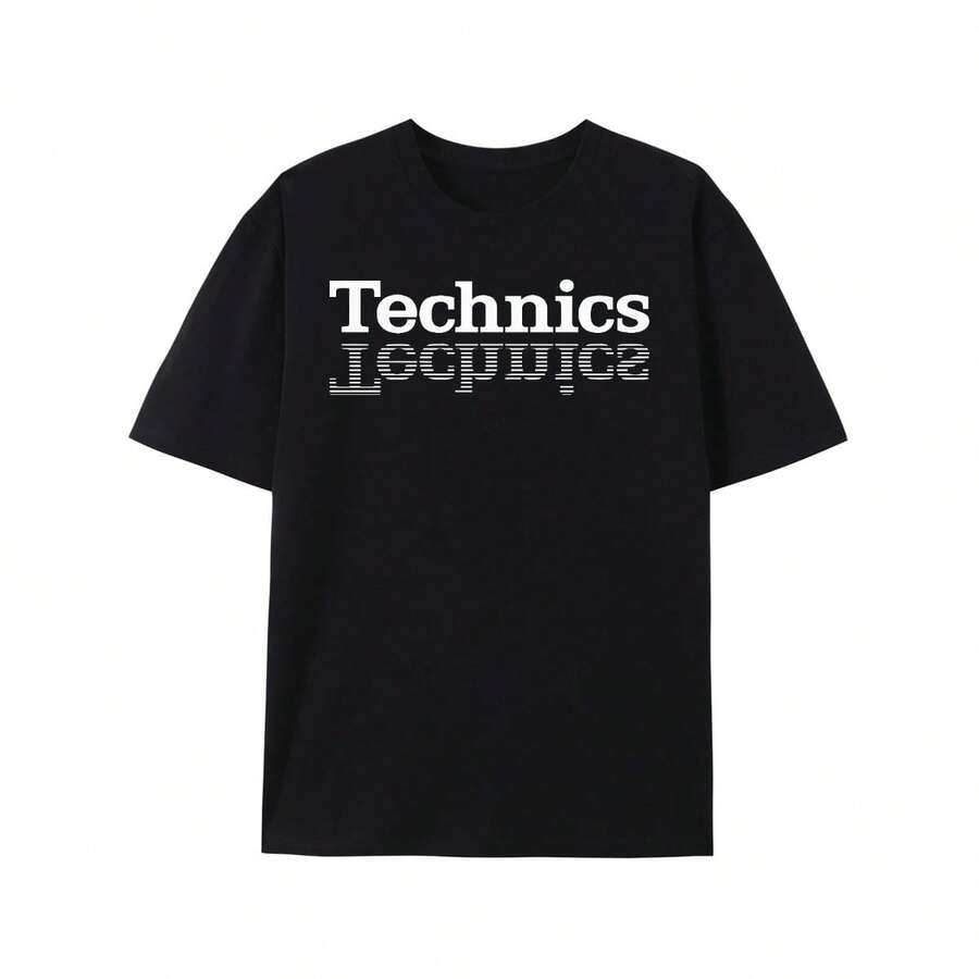 Camiseta Negra Para Hombre Technics Audio Music, Talla S-4XL. Daily Wear - Black - View 1
