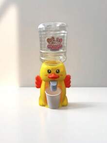 IMPORTEEK Dispensador Garrafón de Agua Miniatura  Formas Animadas + Vaso Incluido - Amarillo - Ver 1
