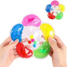 Farbsortier-Spielzeug, Sensorisches Spielzeug, Feinmotorisches Geschicklichkeitsspiel für Kleinkinder, Farbmatch-Spielzeug, Vorschulaktivitäten zum Lernen, Beruhigende Montessori-Spielzeuge für Kinder, Jungen, Mädchen im Alter von 1, 2, 3 Jahren als Geschenk, Sensorisches Spielzeug, Montessori-Spielzeug, Spiele, Sensorisches Spielzeug, Montessori-Spielzeug, Kinderspielzeug