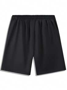 Men Summer Shorts, Simple Style With Letter Printed Pattern, For Travel, Vacation, Outdoor Activities, Fitness, Running, Etc.