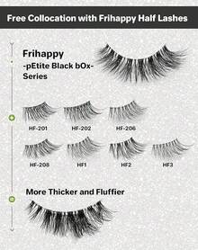 Short Lashes Light Wispy Lashes Lashes Eyelashes Lashes Wispy False Eyelashes Natural Eyelashes Mink Lashes, Frihappy Lashes 5 Pairs Frihappy