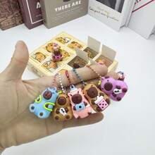 Capybara Funny Fidget Keychain Accessory, Elegant Back To School Gift, Suitable For 14+ Years Old Holiday Party Gifts, Birthday Gifts And Festival Gifts, Cartoon Doll Small Gift, Birthday Gift Surprise Party, Cute Cartoon Plush Pendant, Party Surprise Small Gift