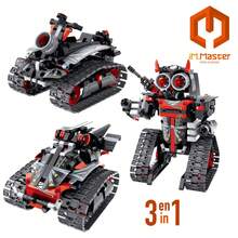 IM.Master Juego de construcción robot teledirigido 3 en 1, 419 piezas, montaje mecánico de precisión, radiocontrol 2.4GHz, transformación en 3 modos, estructura articulada con piezas móviles y diseño resistente, ideal para maniobras dinámicas ✅ Entrega 24/48h a España (península) - Negro - Ver 2