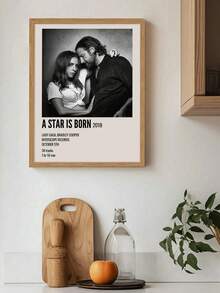 1 幅《一个明星的诞生 2》电影海报帆布墙面装饰画，适合客厅、卧室、家庭办公室的墙面装饰 - 完美的礼物之选 - 彩色 - 查看 2