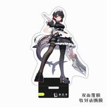 Game Anime 1pc Zenless Zone Zero,15cm Acrylic Stand Keychain Desktop And Home Decoration, Display Stand Person Model, Id Al-Adjha A Graduation Gift For Friends, Backpack For School