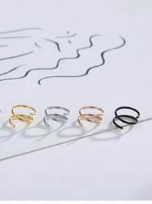 1 Piece Double Layers Stainless Steel Nose Ring Studs For Women Hoops Twist Cartilage Tragus Septum Piercings Body Jewelry Stainless Steel Double Nose Rings Spiral Hoop Septum Piercing Kit Ear Tragus Earrings Lip Body Fashion Jewelry