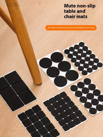 30-Pack Anti-Slip Furniture Pads - Noise Reduction Chair Leg Protectors - Table Foot Cushions - Multi-Use Non-Slip Scratchproof Floor Protectors For Chairs And Tables