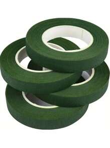 Floral Green Adhesive Tape, High Viscosity Packing Material For Bouquet, Gardening Green Cloth Tape, DIY Flower Stem Accessories