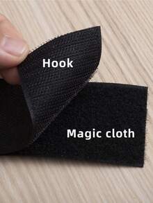 196.9 Inch Hook And Loop Tape, Suitable For Shoes And Clothes, Double-Sided Hook And Loop Fastener, Self-Adhesive Hook And Loop Tape, Can Be Used To Fix Windows, Photo Frames, Mosquito Nets, Clothing, Bags, Carpets, Cars, Etc. - Multicolor - View 2