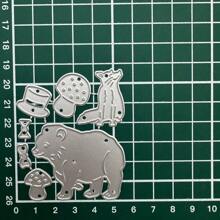 2025 Neuankömmling Tier Party Serie Metall Schneidematrizen für DIY Scrapbooking Kartengestaltung Schablonen Prägung Handwerks Dekoration