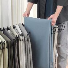 サニーポイント スラックスハンガー ラック ズボンハンガー キャスター付き 衣類収納 押し入れ (20本, 白)