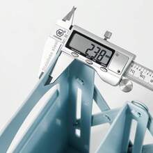 1 件可扩展书架：创意塑料书夹、装订架、书架、笔架、学生友好型节省空间和高效学习组织者 - 彩色 - 查看 12