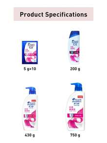 Head & Shoulders 洗髮精 5g*10入、200g、430g 與 750g 可選，去油、長效柔順、控屑，適合所有髮質 - 絲質柔滑 - 查看 3