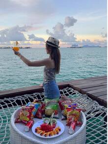 Square Version  Shielding Hat  Summer Celestial Maiden Hat, Flower Seal, Nobleman's Hat, Voluptuous Card, Foreign Policy Grass, Men's Formal Hat, Gender Equality, Star Party, Natural Material, None - 藏青色 - 查看 5