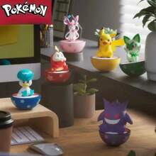 pokemon Pokémon Tumbler Ornaments Blind Box, Fairy Eevee, New Leaf, Cat, Pikachu Play Ornaments, Office Home Desktop Ornaments, Birthday Graduation Best Gifts