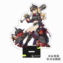 Game Anime 1pc Zenless Zone Zero,15cm Acrylic Stand Keychain Desktop And Home Decoration, Display Stand Person Model, Id Al-Adjha A Graduation Gift For Friends, Backpack For School